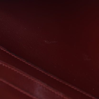 Hermes Box Checkbook Holder Wallet Rouge H 8 of 12