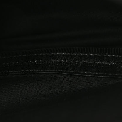Balenciaga Smooth Calfskin Losange Monogram Explorer Belt Bag Black Grey 7 of 10