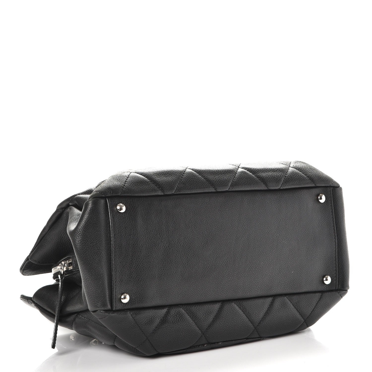 Chanel Soft Caviar Quilted CC Timeless Tote Black 4 of 9