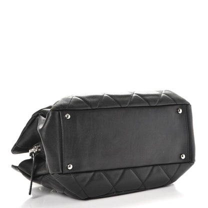 Chanel Soft Caviar Quilted CC Timeless Tote Black 4 of 9