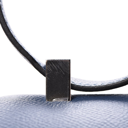 Hermes Epsom Constance 24 Bleu Agate Gris Mouette 18 of 23