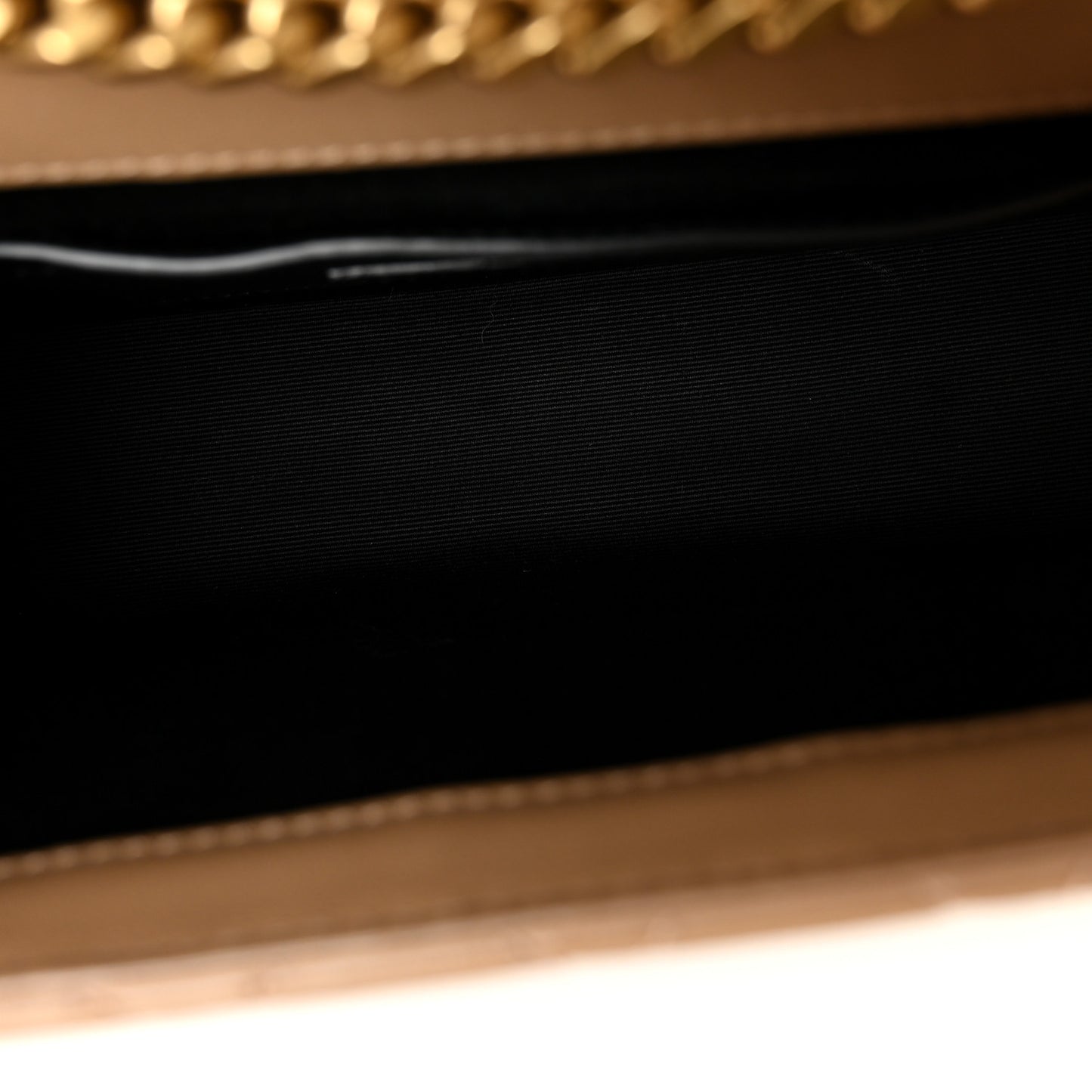 Lambskin Mixed Matelasse Triquilt Small Monogram Satchel Dark Toffee