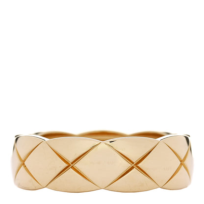 Chanel 18K Yellow Gold Small Coco Crush Ring 58 8.5 3 of 6