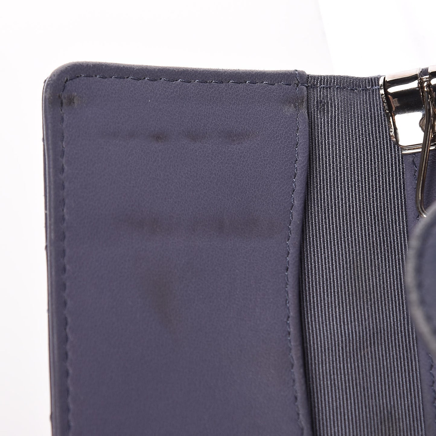 Lambskin Quilted 6 Key Holder Lavender