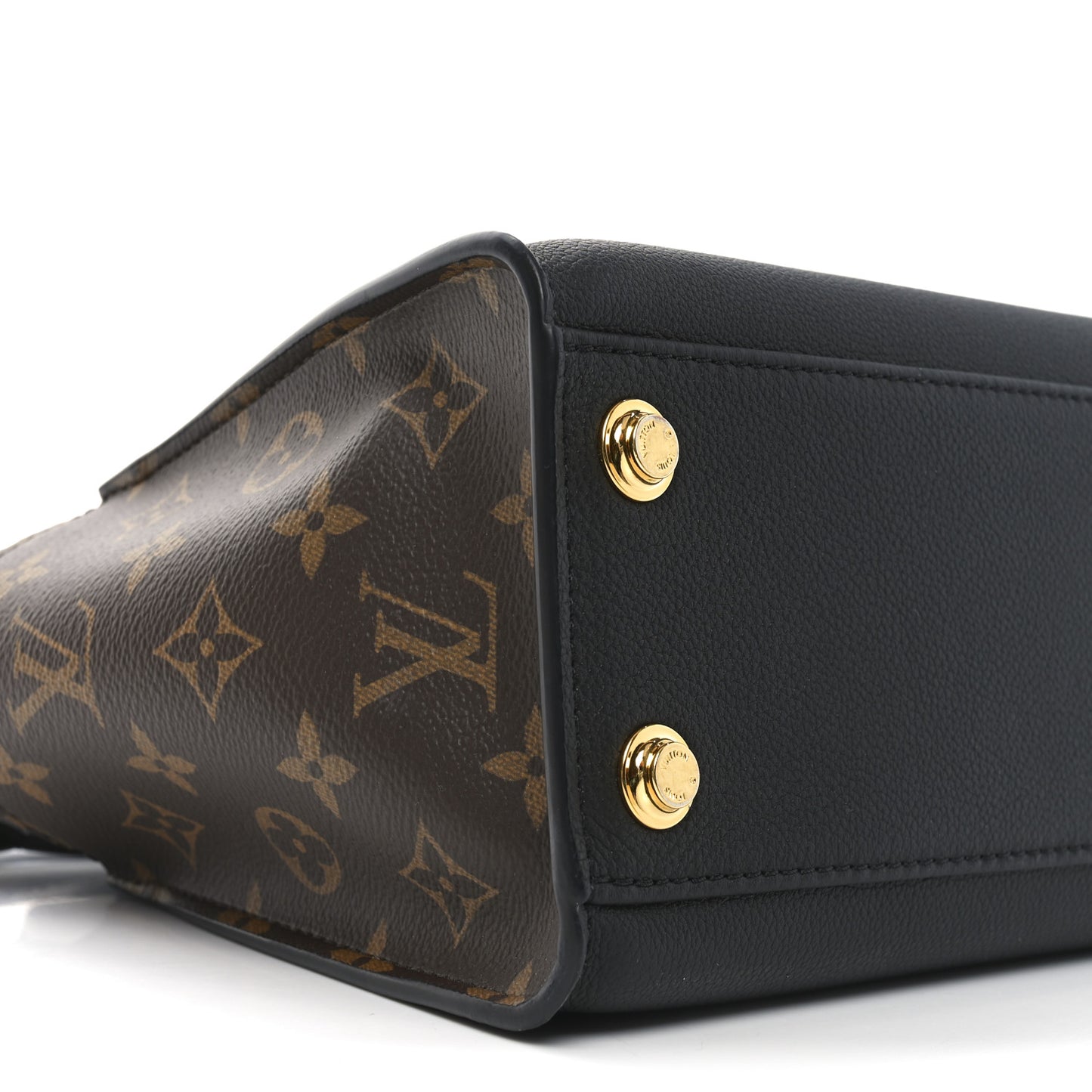 Calfskin Monogram On My Side PM Black