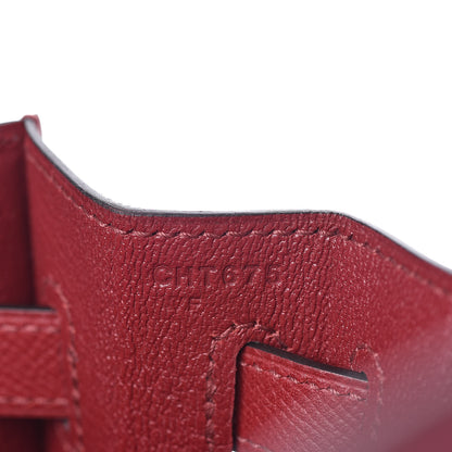 Hermes Epsom Kelly Sellier 32 Rouge Grenat 8 of 35