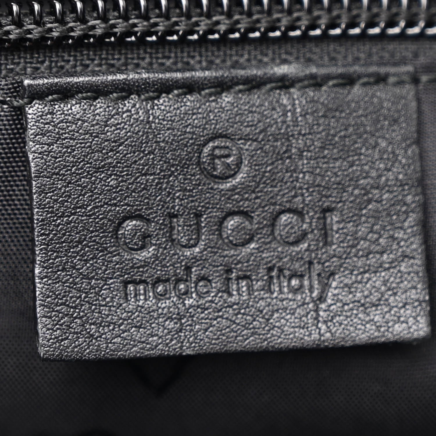 Gucci Guccissima Small Flap Messenger Bag Black 6 of 11