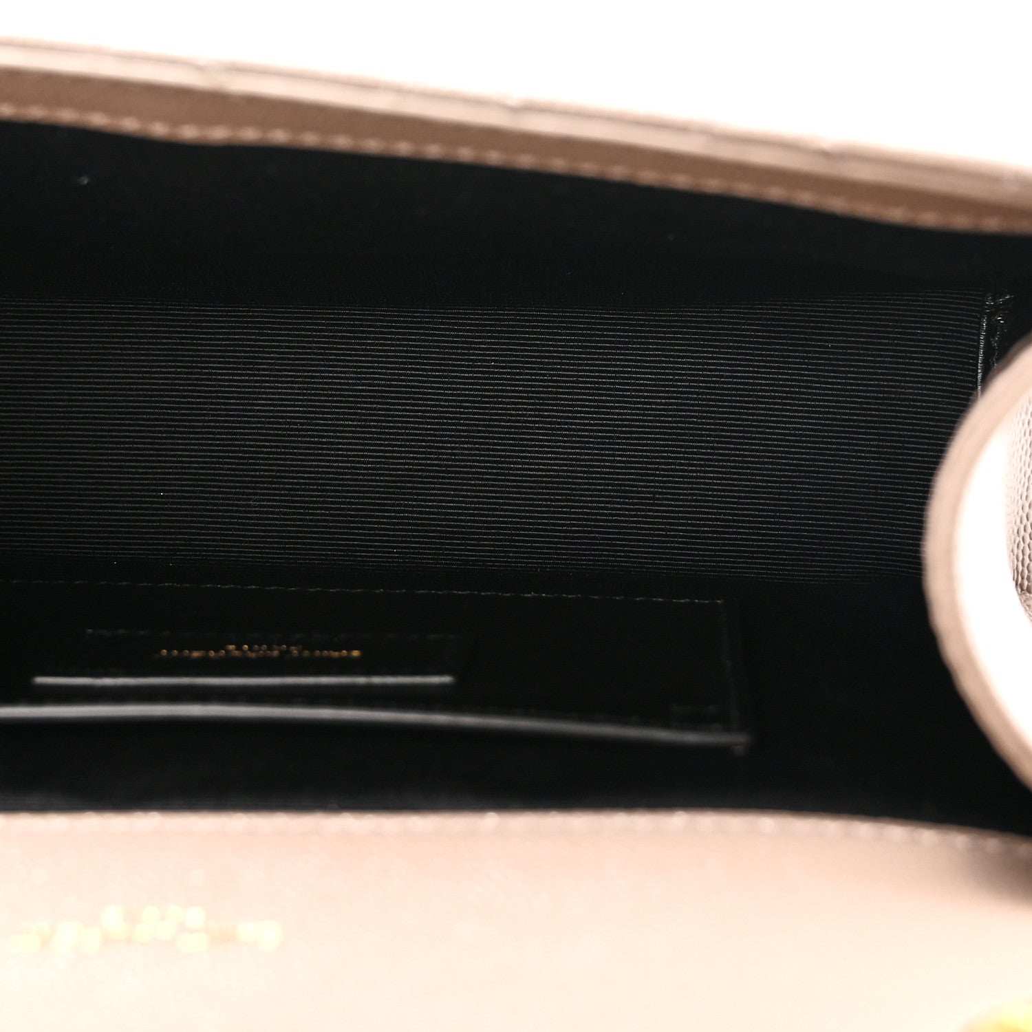 Saint Laurent Grain De Poudre Textured Mixed Matelasse Triquilt Small Monogram Satchel Greyish Brown Greyish Brown 5 of 10