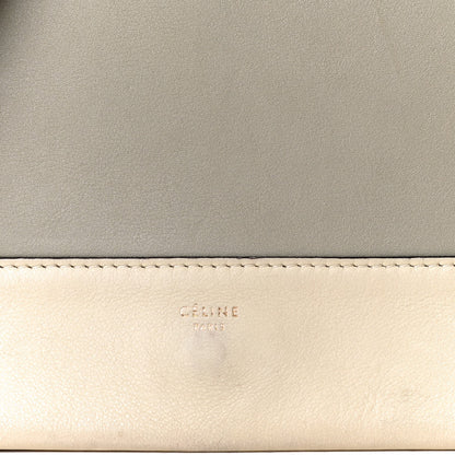 Celine Shiny Smooth Calfskin Medium Frame Shoulder Bag Chalk Mastic 6 of 6
