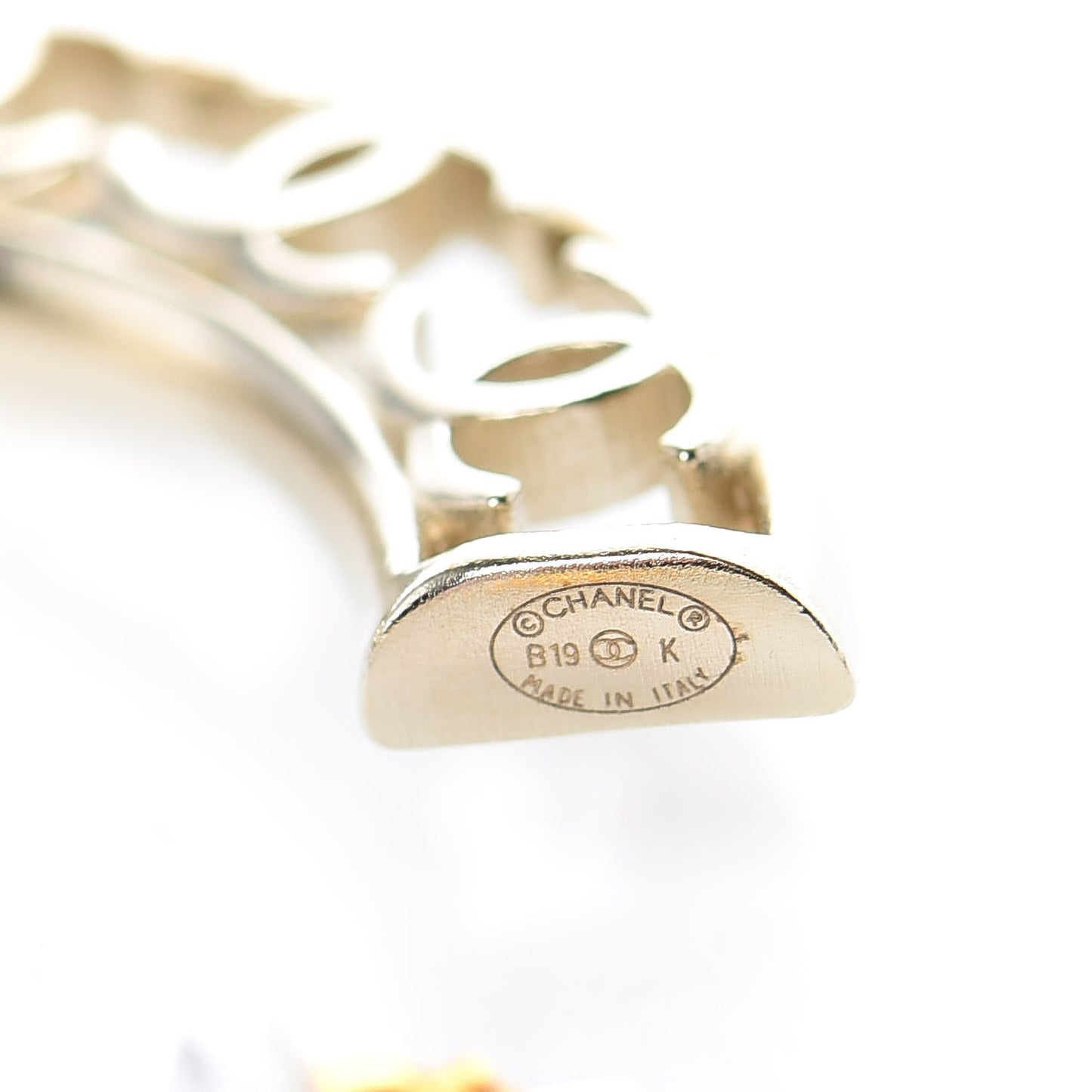 CC Hoop Earrings Gold