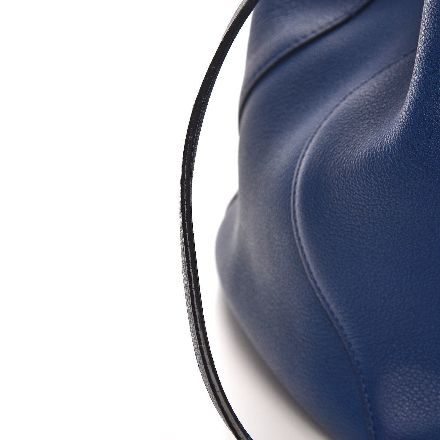 Christian Dior Supple Grained Calfskin Large Open Bar Tote Blue 12 of 12