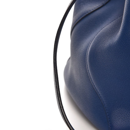 Christian Dior Supple Grained Calfskin Large Open Bar Tote Blue 12 of 12