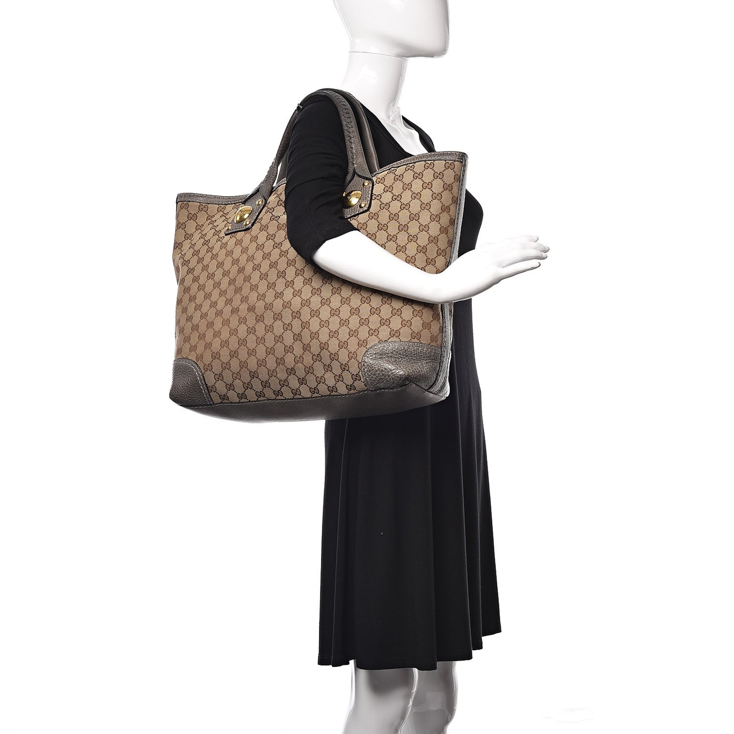 Monogram Large Sunset Tote Brown