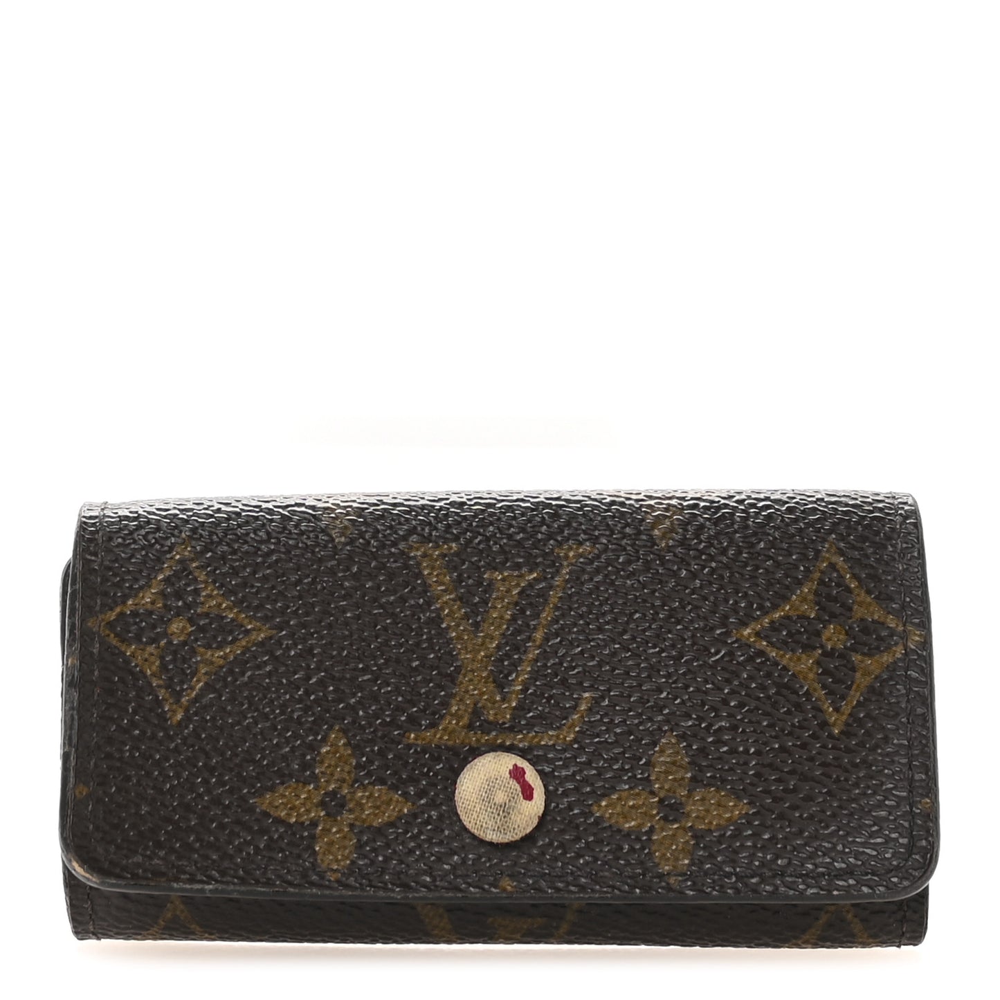 Monogram 4 Key Multicles Holder Fuchsia