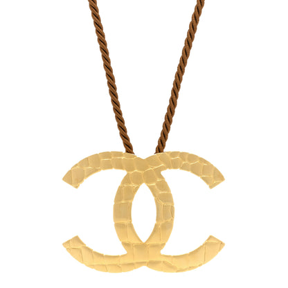 Chanel CC Rope Necklace Gold 1 of 7