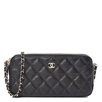 Chanel Caviar Quilted Small Clutch With Chain Black 1 of 14