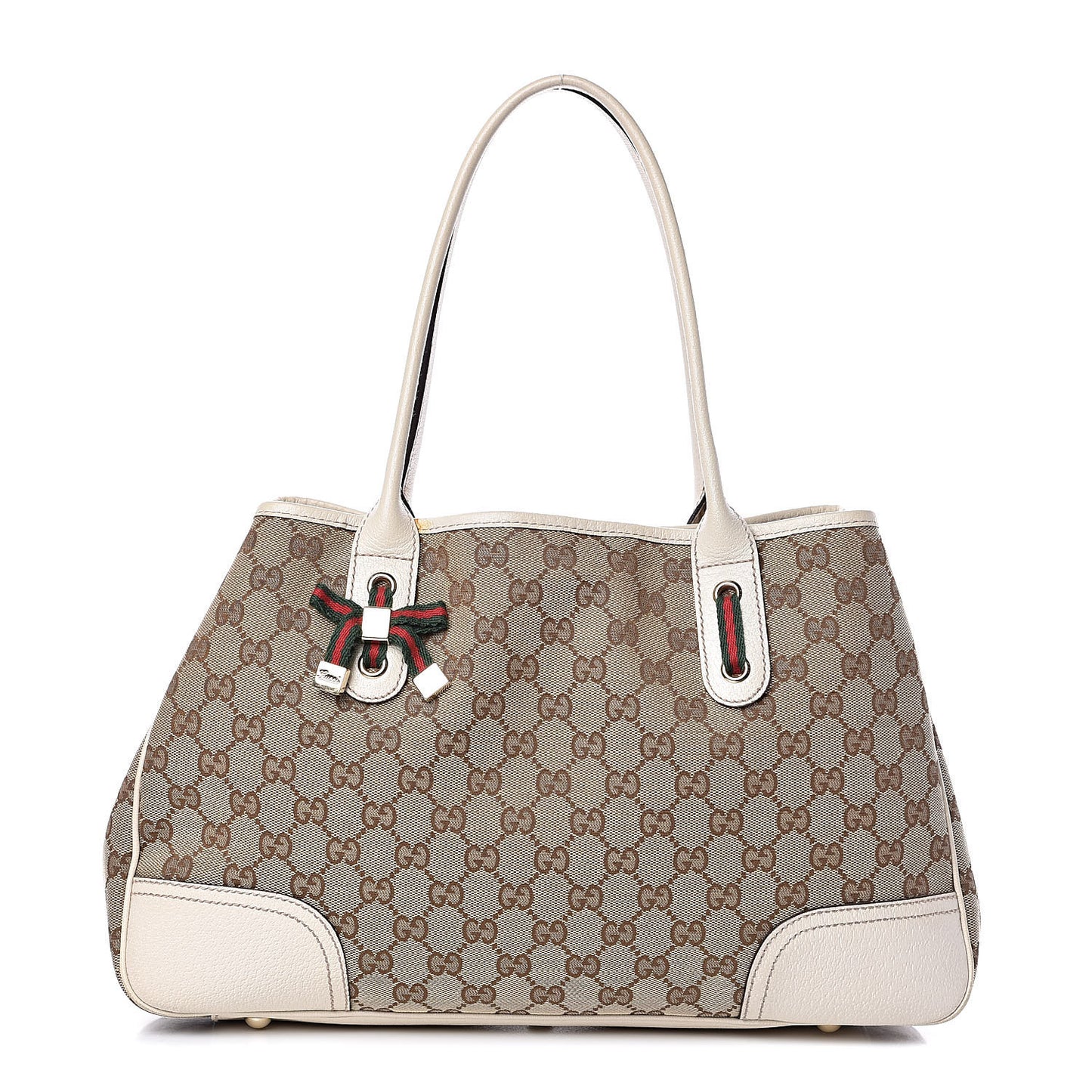 Monogram Medium Princy Tote Off White