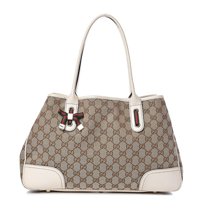 Gucci Monogram Medium Princy Tote Off White 1 of 11