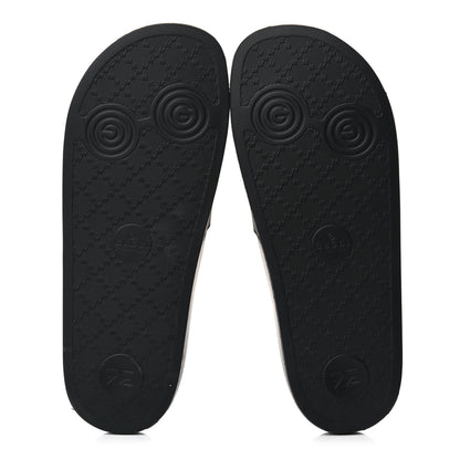 Gucci Rubber Womens Logo Slide Sandals 40 Black 5 of 9