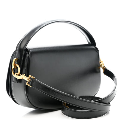 Saint Laurent Box Calfskin Voltaire Top Handle Crossbody Bag Black 3 of 10