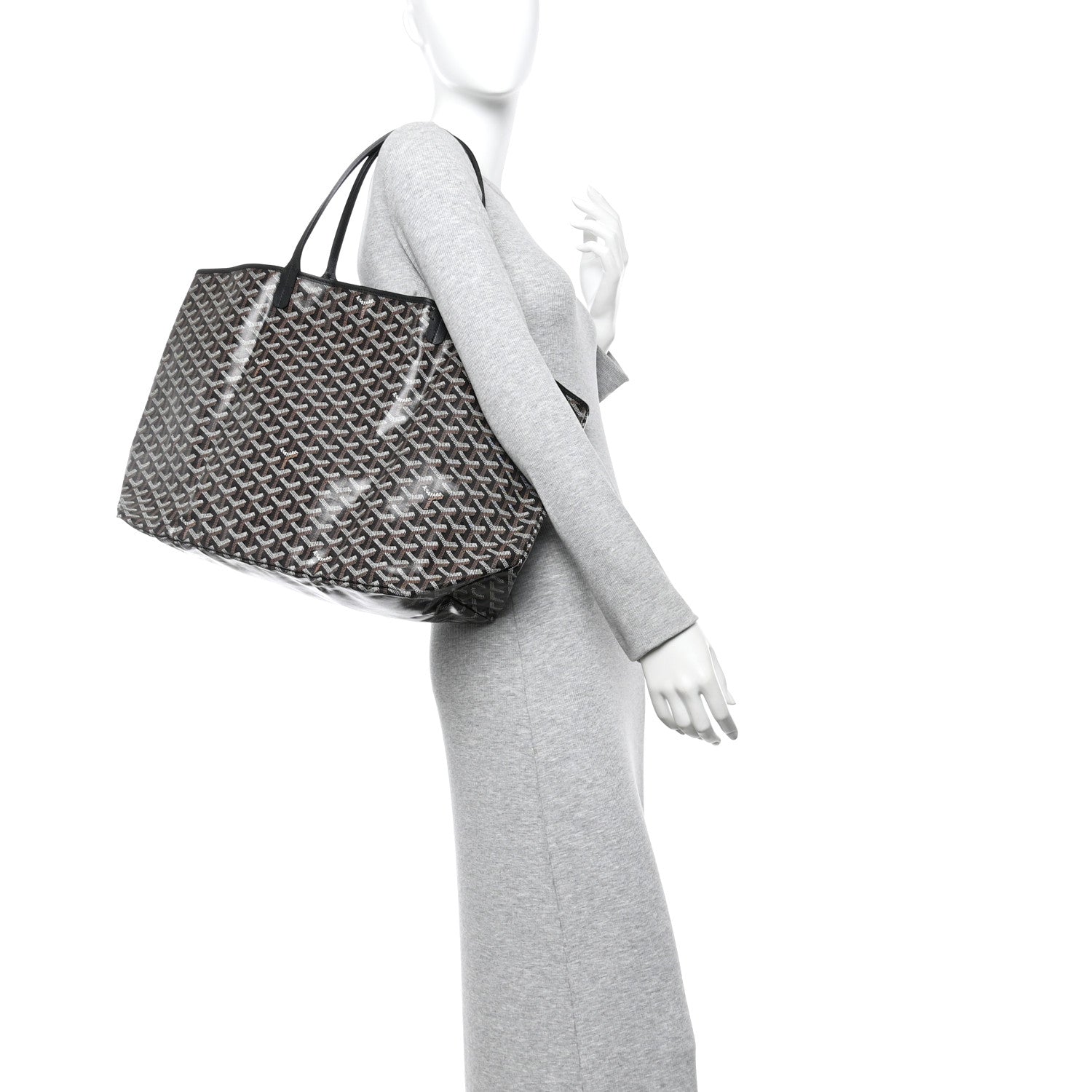 Goyard Goyardine Saint Louis GM Black 2 of 9