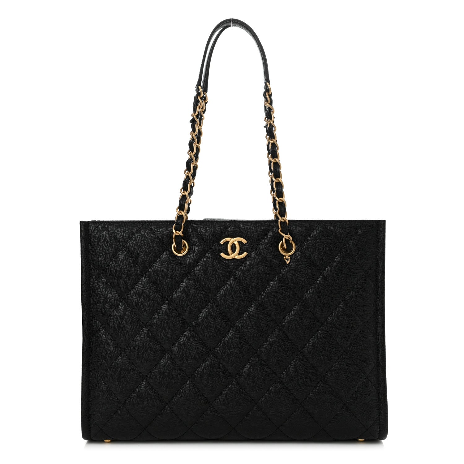 Chanel Caviar Quilted Large Shopping Tote Black 1 of 9