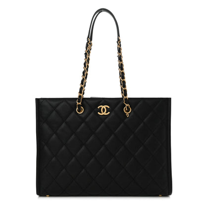 Chanel Caviar Quilted Large Shopping Tote Black 1 of 9