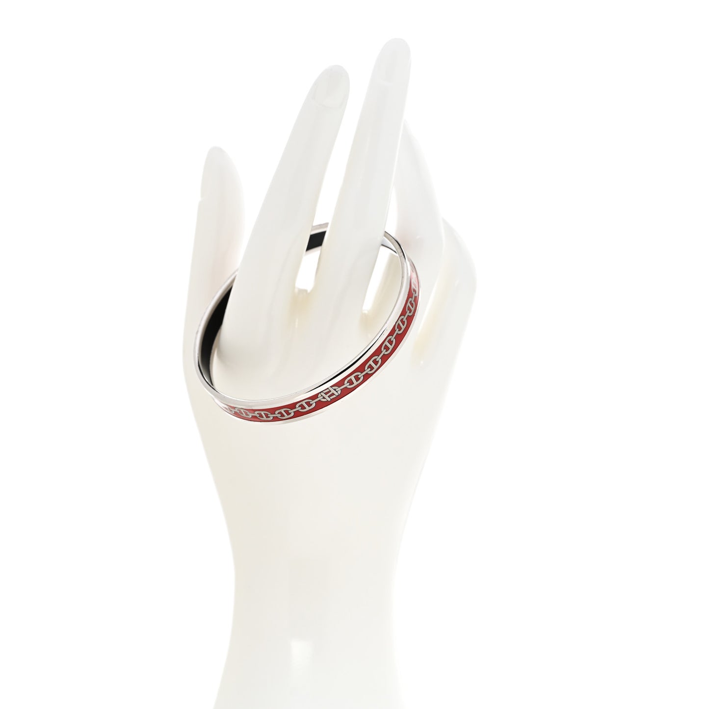 Enamel Printed Narrow Chaine d'Ancre Bracelet 70