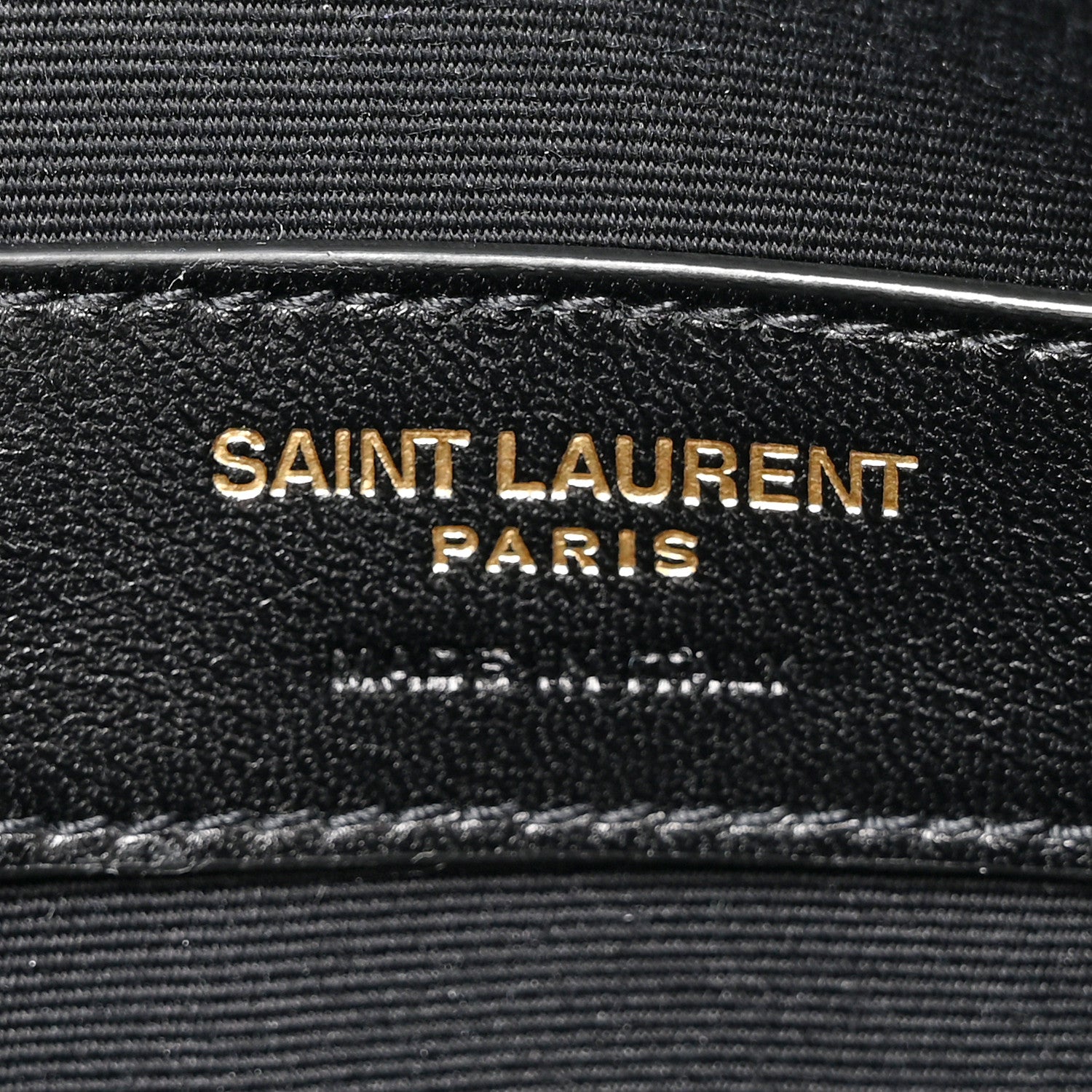 Saint Laurent Grain De Poudre Uptown Pouch Black 6 of 8