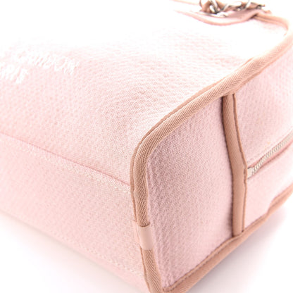 Chanel Canvas Deauville Small Bowling Bag Light Pink 6 of 11