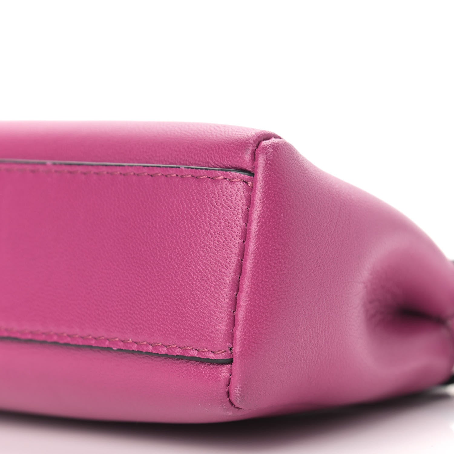 Fendi Nappa Micro Peekaboo Iconic Satchel Magenta 10 of 12