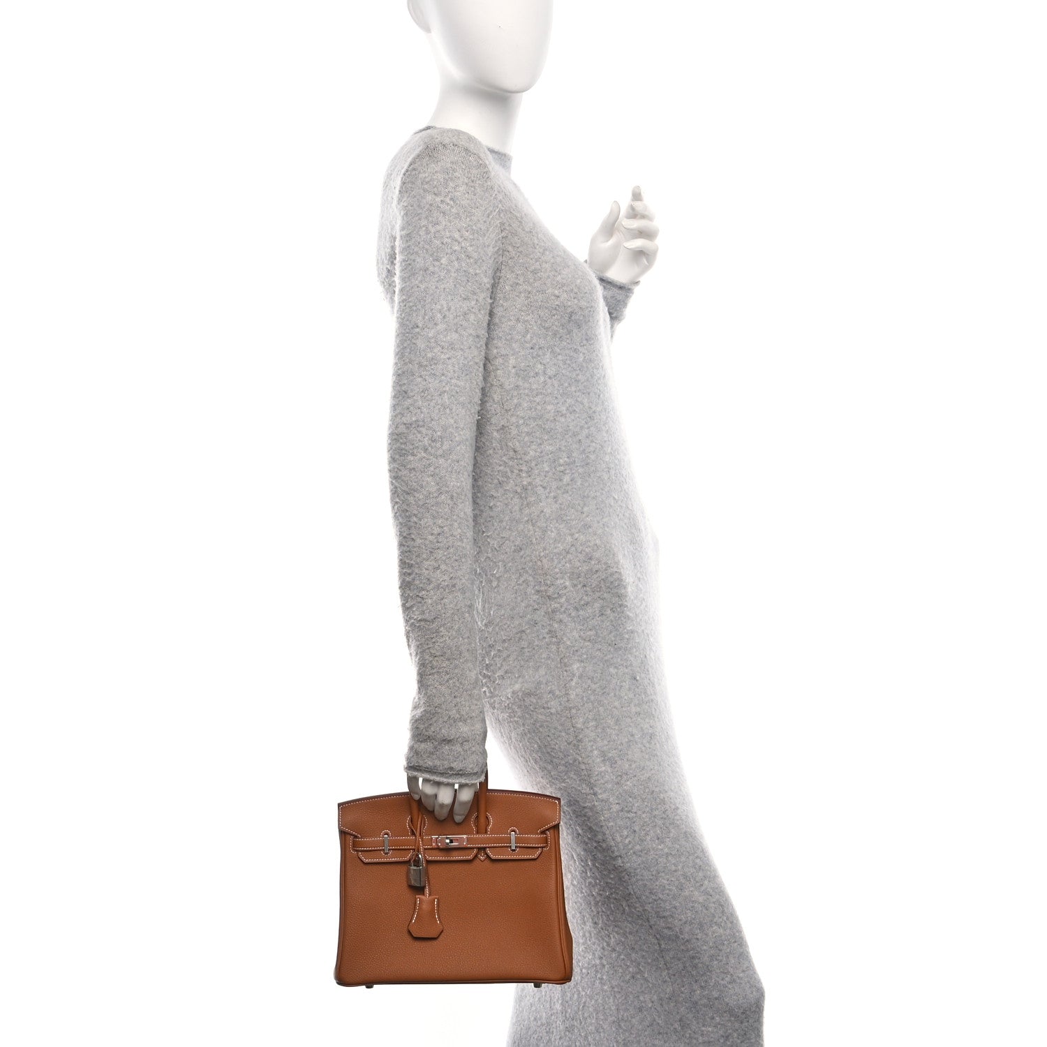 Hermes Taurillon Novillo Birkin 25 Gold 3 of 13