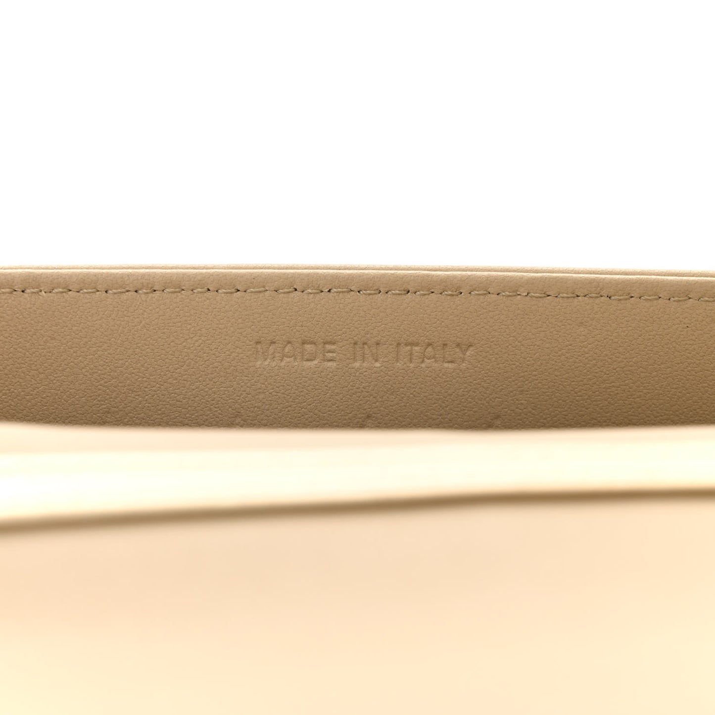 Iridescent Metallic Lambskin Cannage Mini My Dior Top Handle Clutch Gold