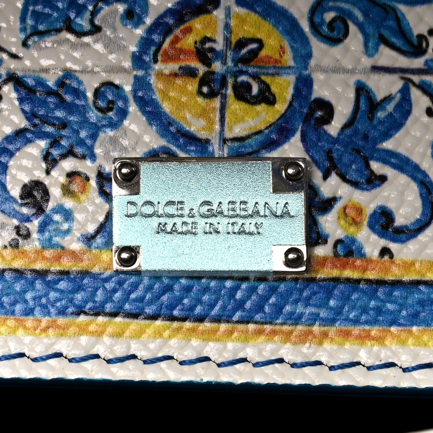 Dauphine Majolica Print Medium Miss Sicily Satchel Multicolor
