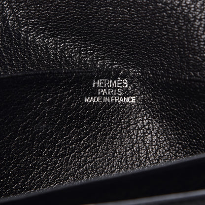 Hermes Chevre Mysore Tri-Fold Bearn Wallet Black 6 of 12