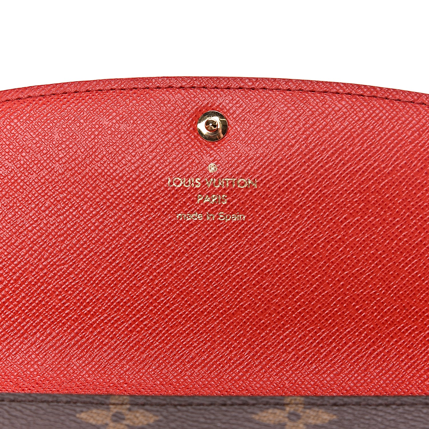 Louis Vuitton Monogram Bloom Flower Emilie Wallet Rouge 6 of 6