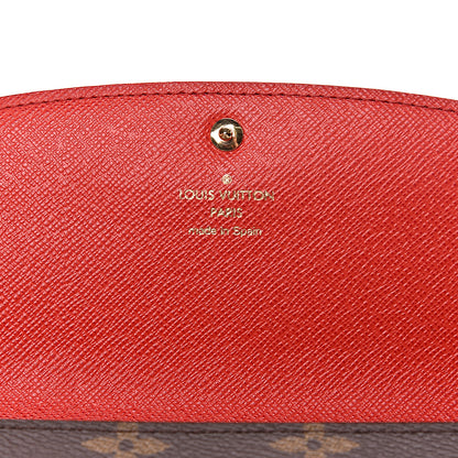 Louis Vuitton Monogram Bloom Flower Emilie Wallet Rouge 6 of 6