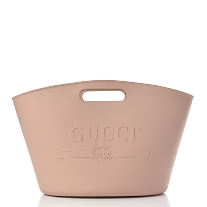 Gucci Rubber Oversized Logo Tote Rosa 1 of 14