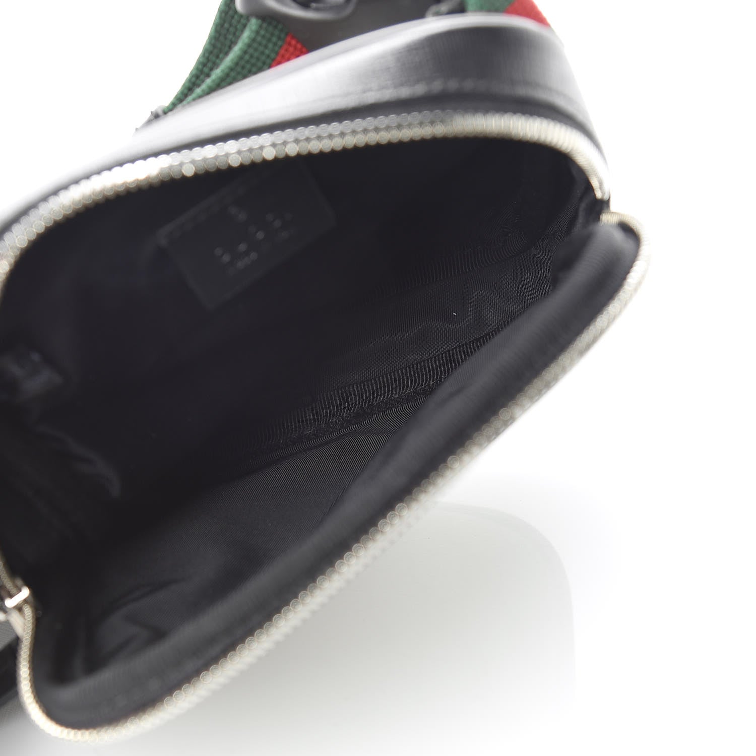 Gucci GG Supreme Monogram Web Belt Bag Black 6 of 15
