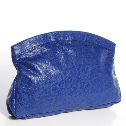 Balenciaga Agneau Giant 12 Rose Gold Hardware Premier Clutch Bleuette 3 of 11