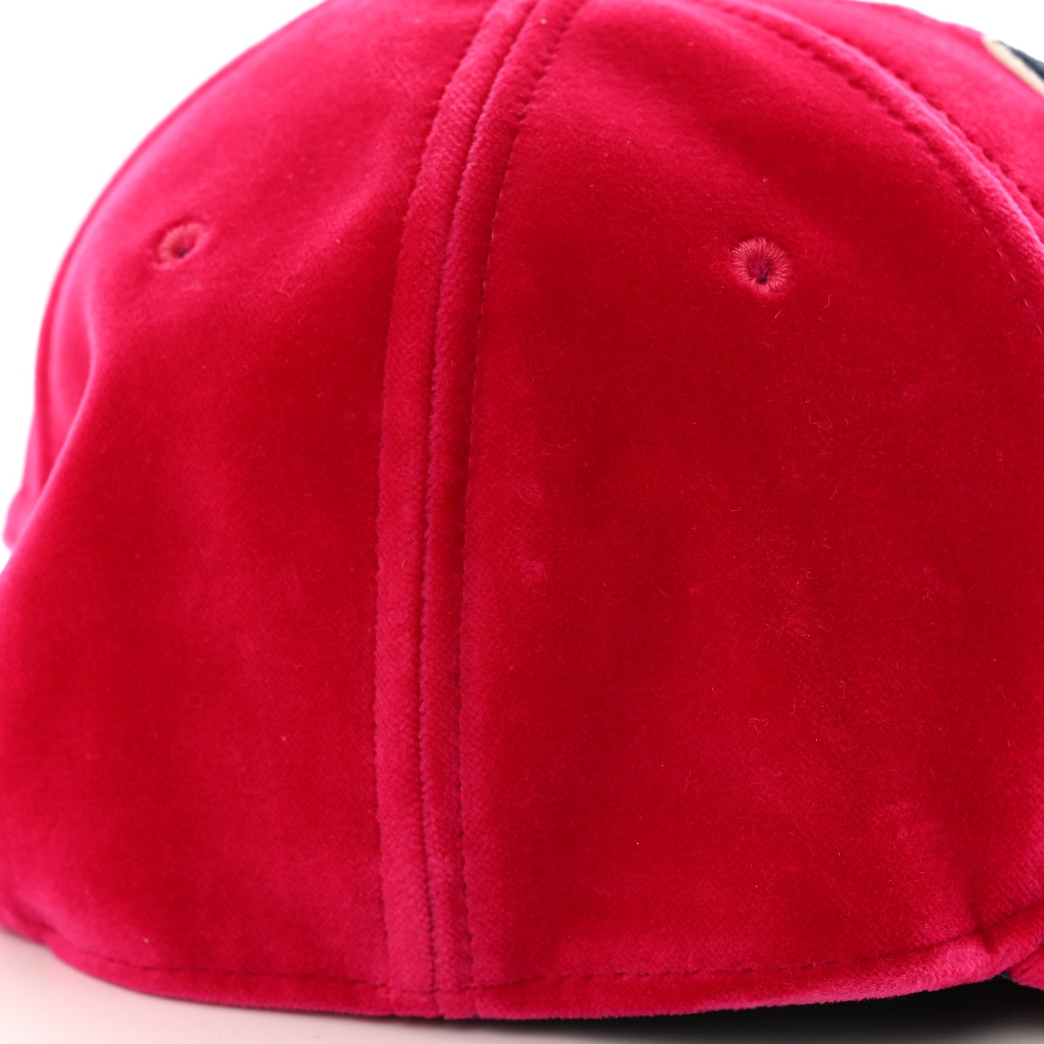 Gucci X MLB Velvet NY Yankees Baseball Hat 57-61 Pink 11 of 11
