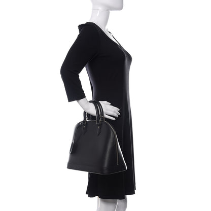 Louis Vuitton Epi Alma PM Black 2 of 9