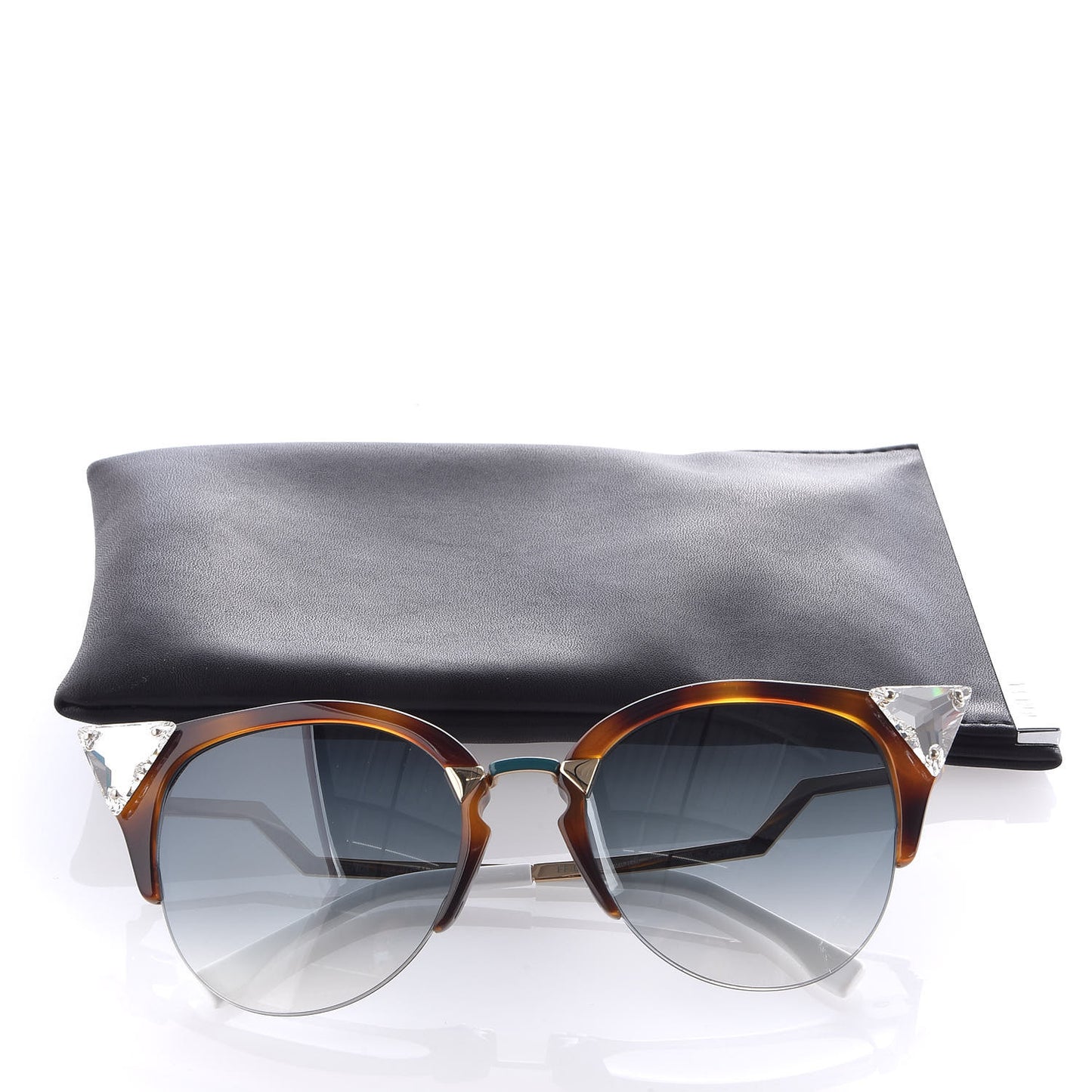 Iridia Cat Eye Sunglasses FF 0041/S Brown