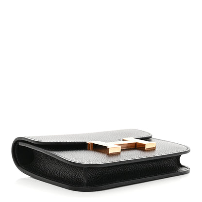 Hermes Epsom Constance Slim Wallet Black 5 of 9