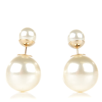 Christian Dior Pearl Mise En Dior Tribal Earrings 1 of 4