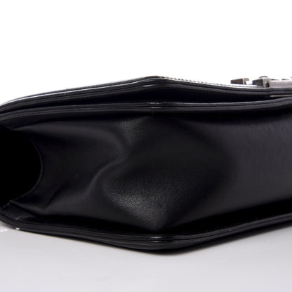 Chanel Lambskin Quilted Medium Boy Flap Black 5 of 8