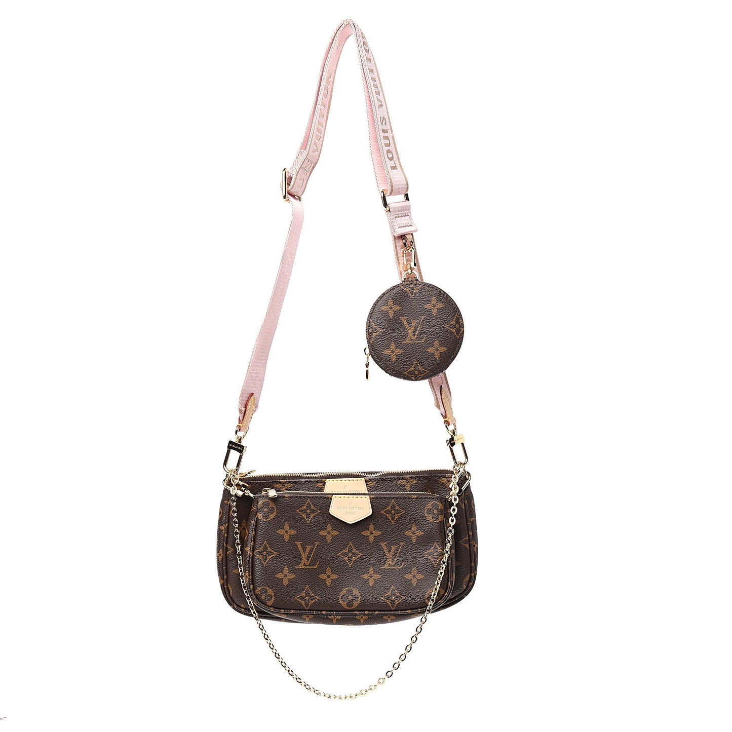 Monogram Multi Pochette Accessories Rose Clair