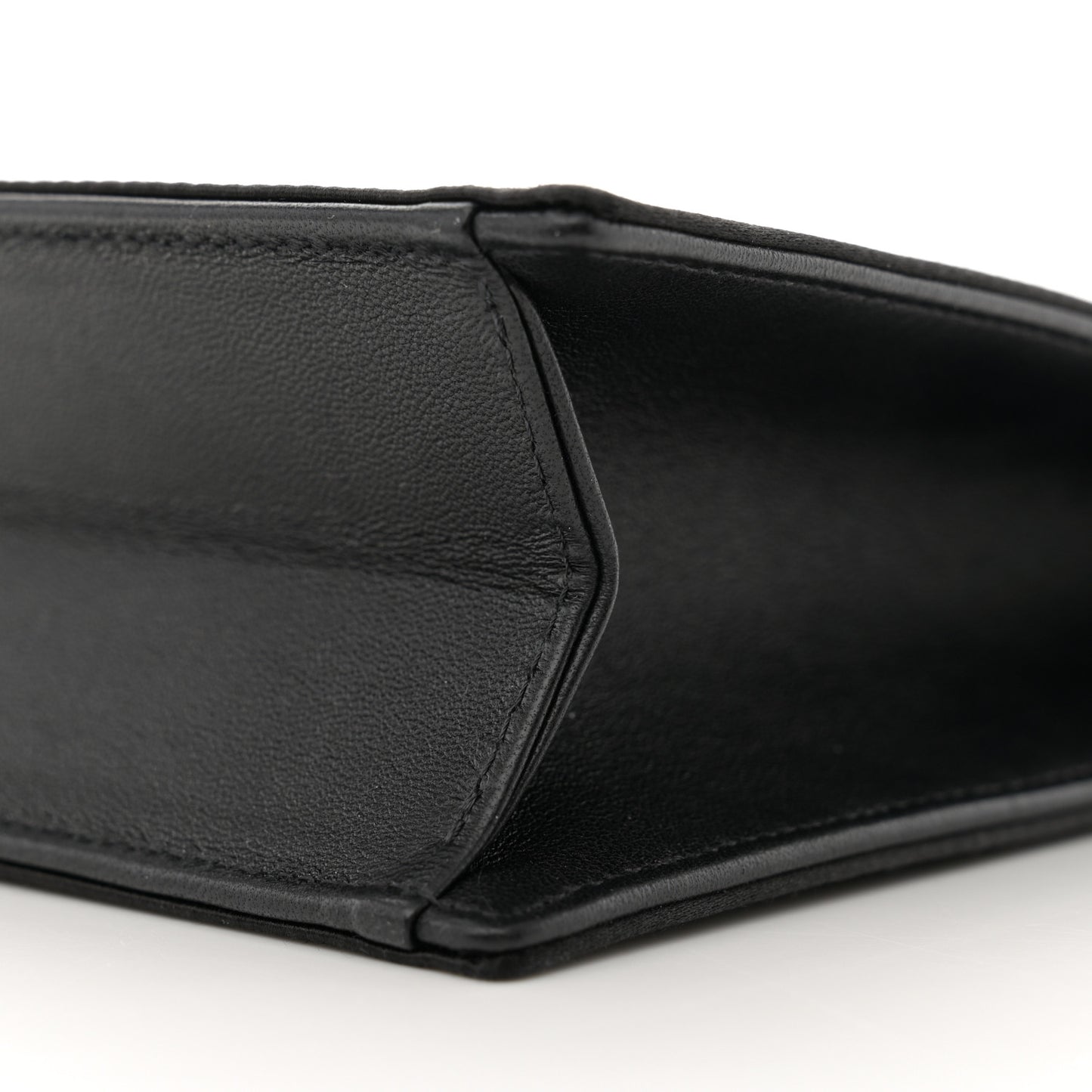 Satin Sequin No. 5 Shoulder Bag Black