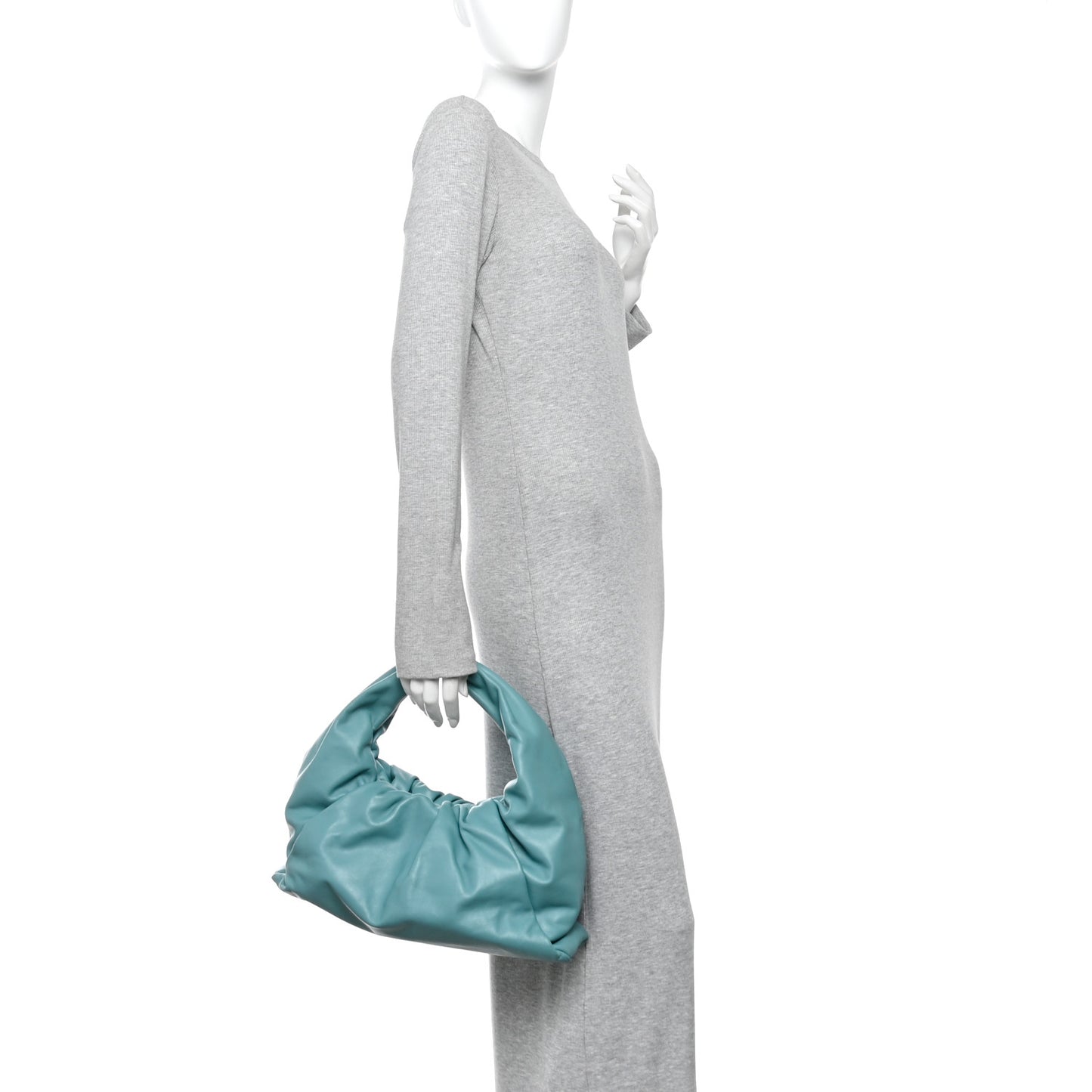 Smooth Butter Calfskin Small The Shoulder Pouch Linoleum