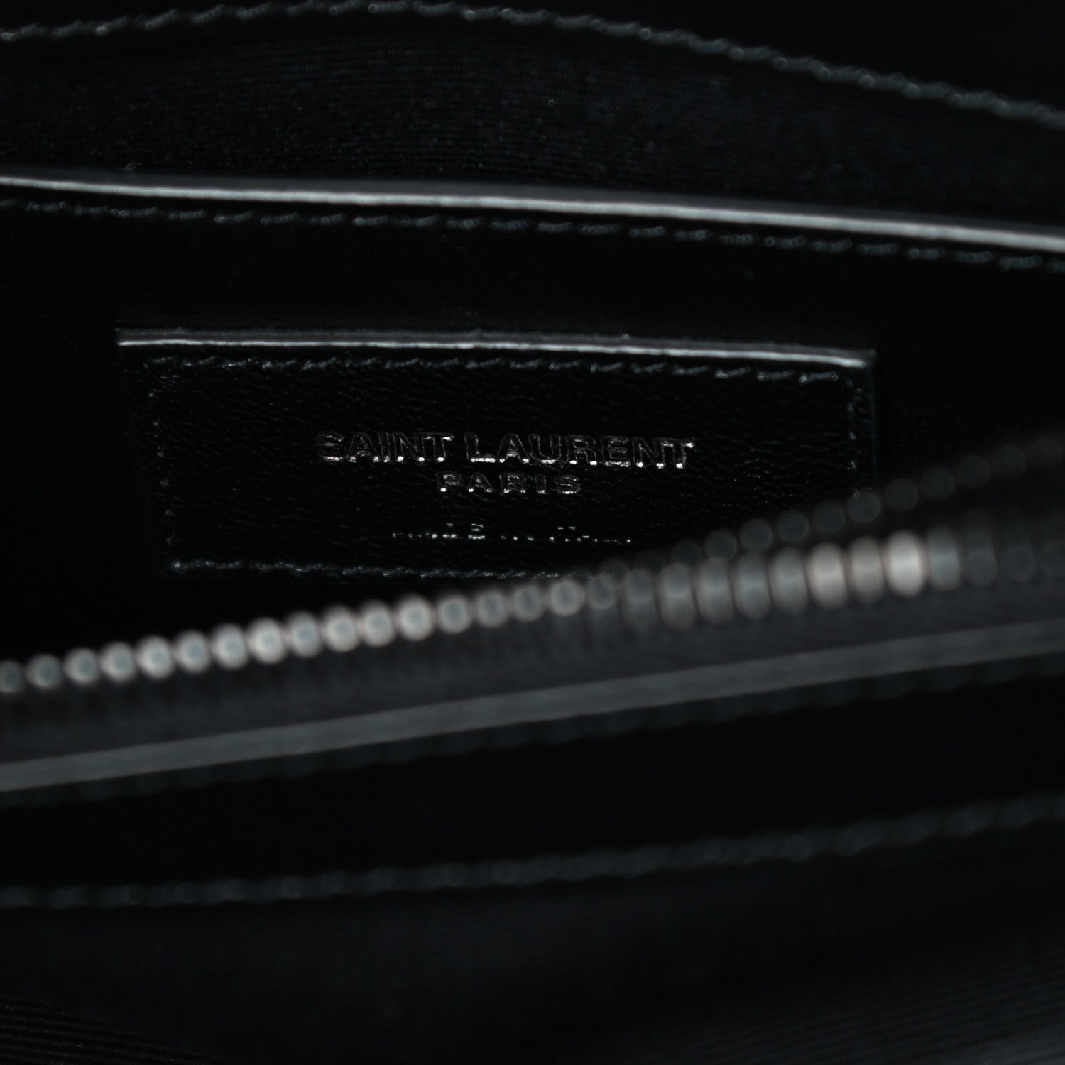 Saint Laurent Calfskin Y Quilted Monogram Small Loulou Chain Satchel Black 6 of 9